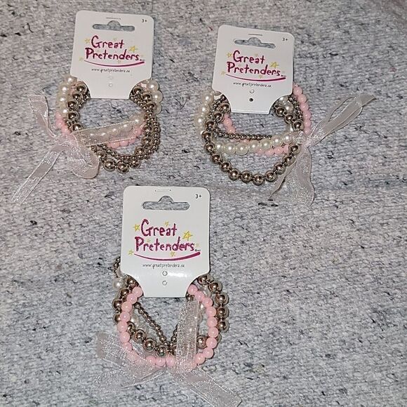 🏅FREE w BUNDLE Great Pretenders Bracelet Set Girls Fun Dress Up Jewelry - Picture 1 of 5